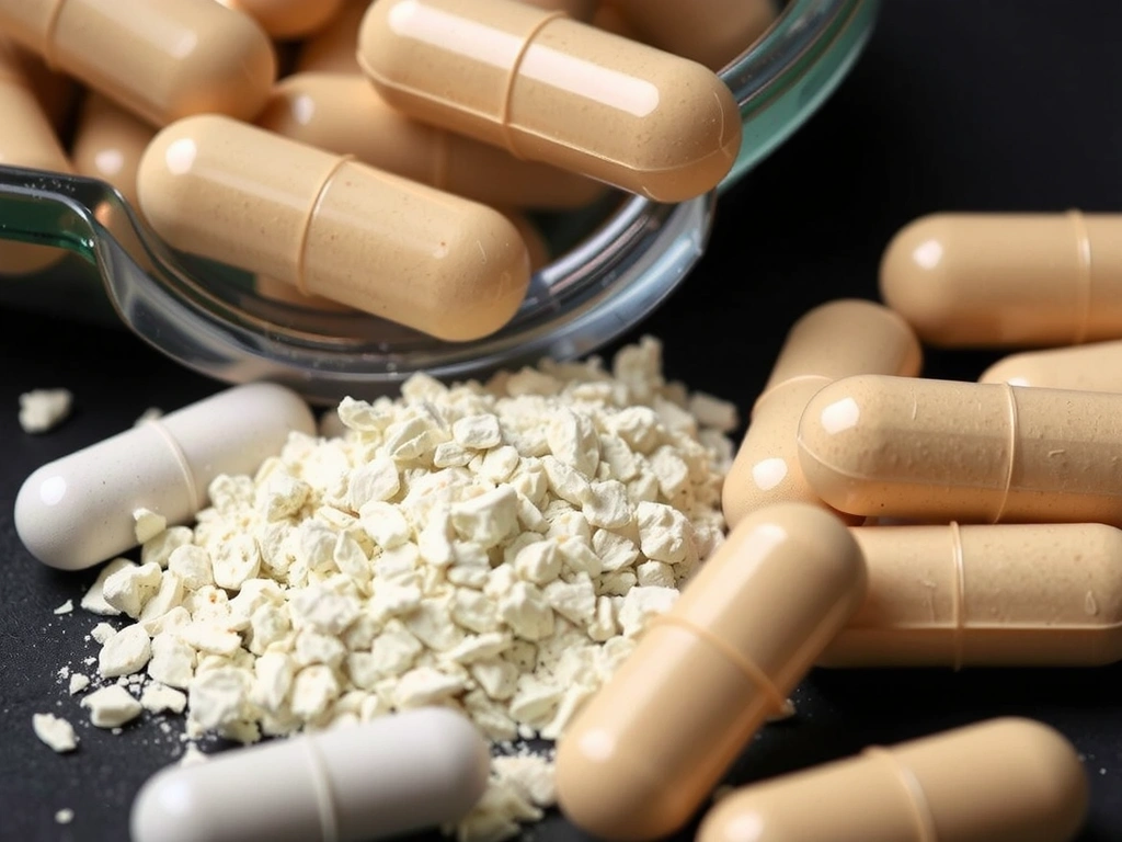 Product image 4: Ingredients close-up of supplement.